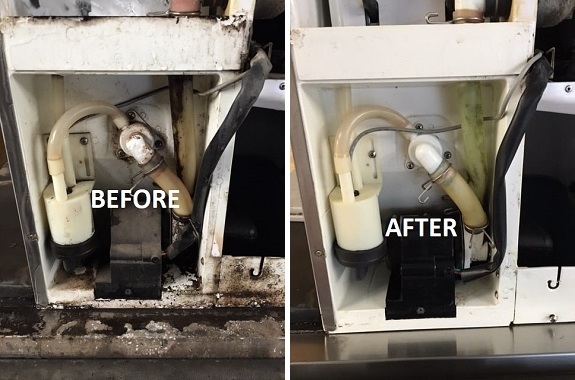 Ice Machine Cleaning Before and After Ice Machine Cleaning Dallas, Tx before and after